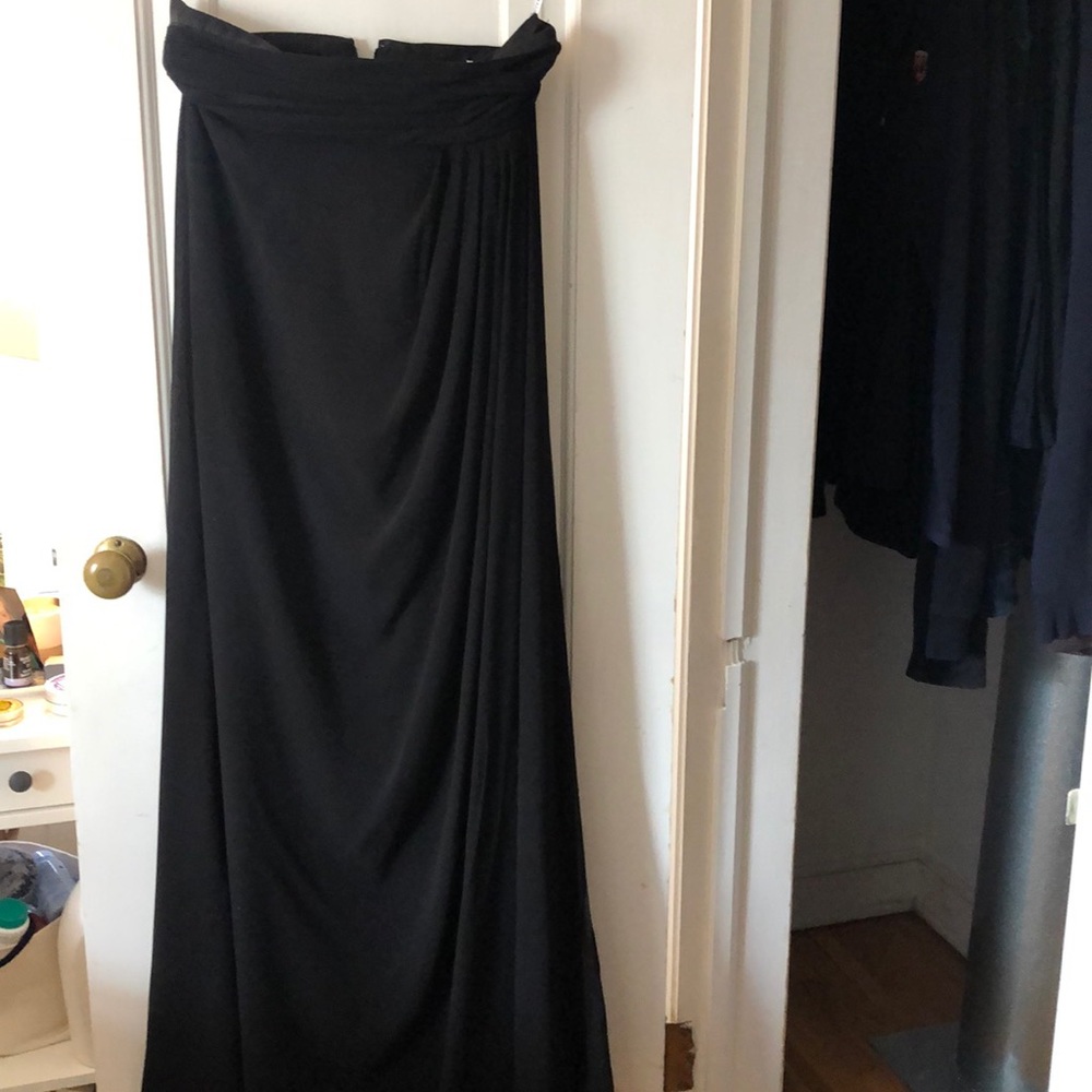 Watters Black Bridesmaid skirt/sequin tank